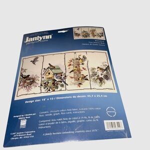 Kooler Design Nancy Rossi Janlynn Four Seasons Birds Cross Stitch Kit NWT